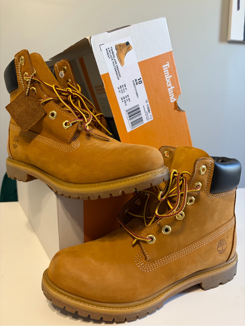 Timberland Women’s Wheat/Nubuck Lace-Up Work Boots